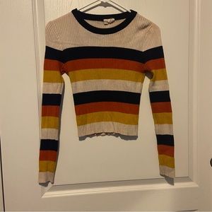Sky and Sparrow Striped Sweater